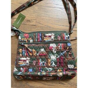 Vera Bradley X Harry Potter Original Hipster Hogwarts Crossbody Bag Library NWT